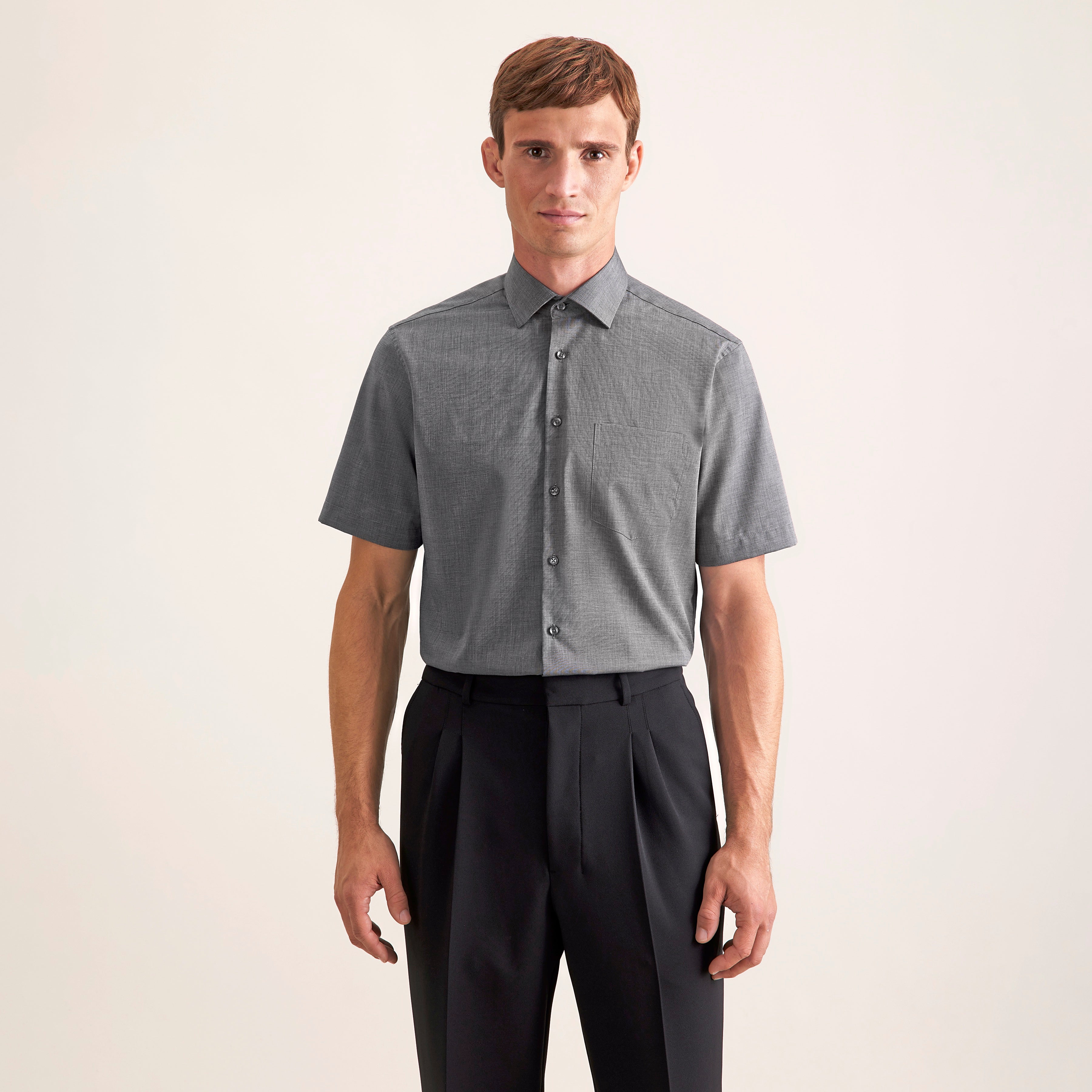 Seidensticker Herren Regular Hemd Short Sleeve