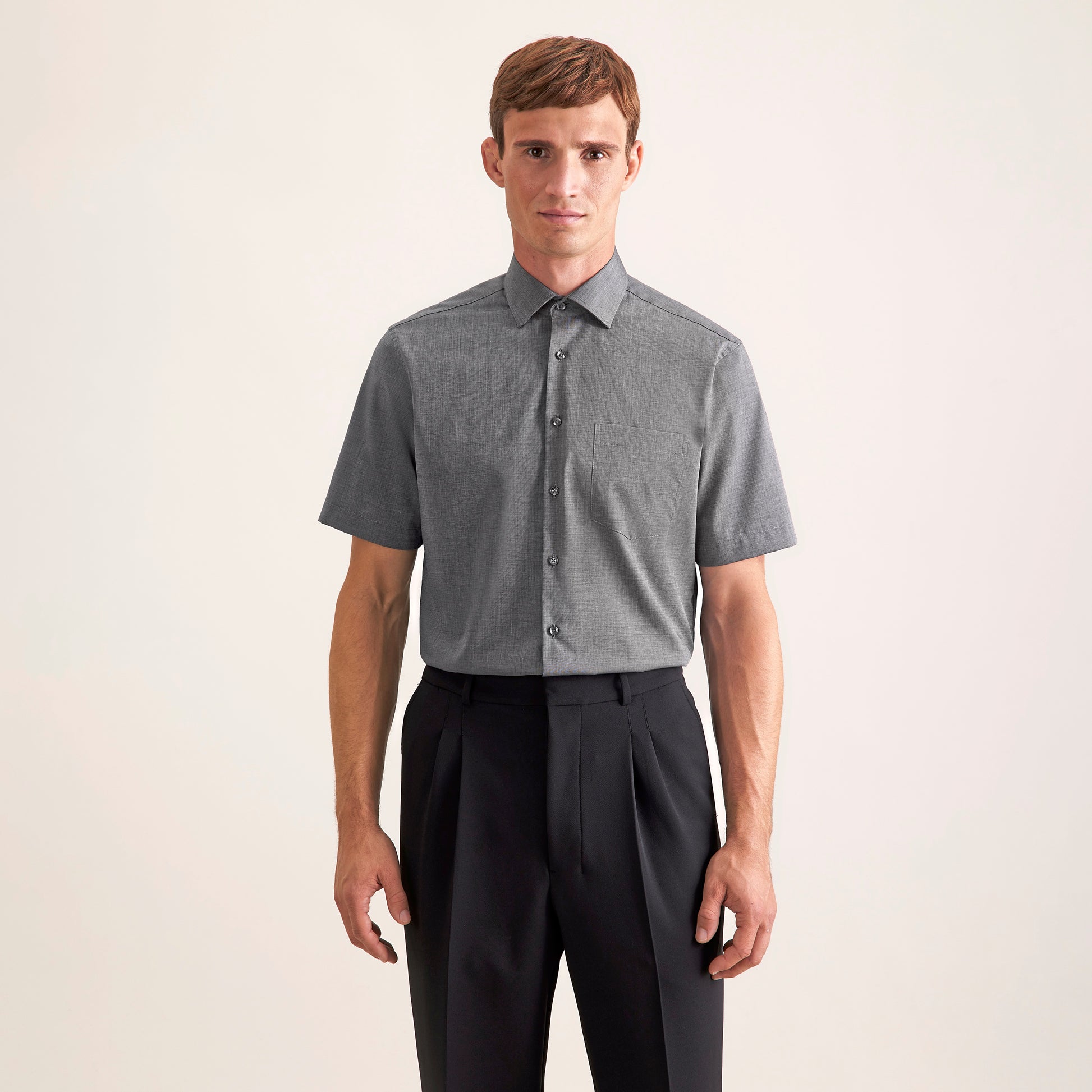 Seidensticker Herren Regular Hemd Short Sleeve