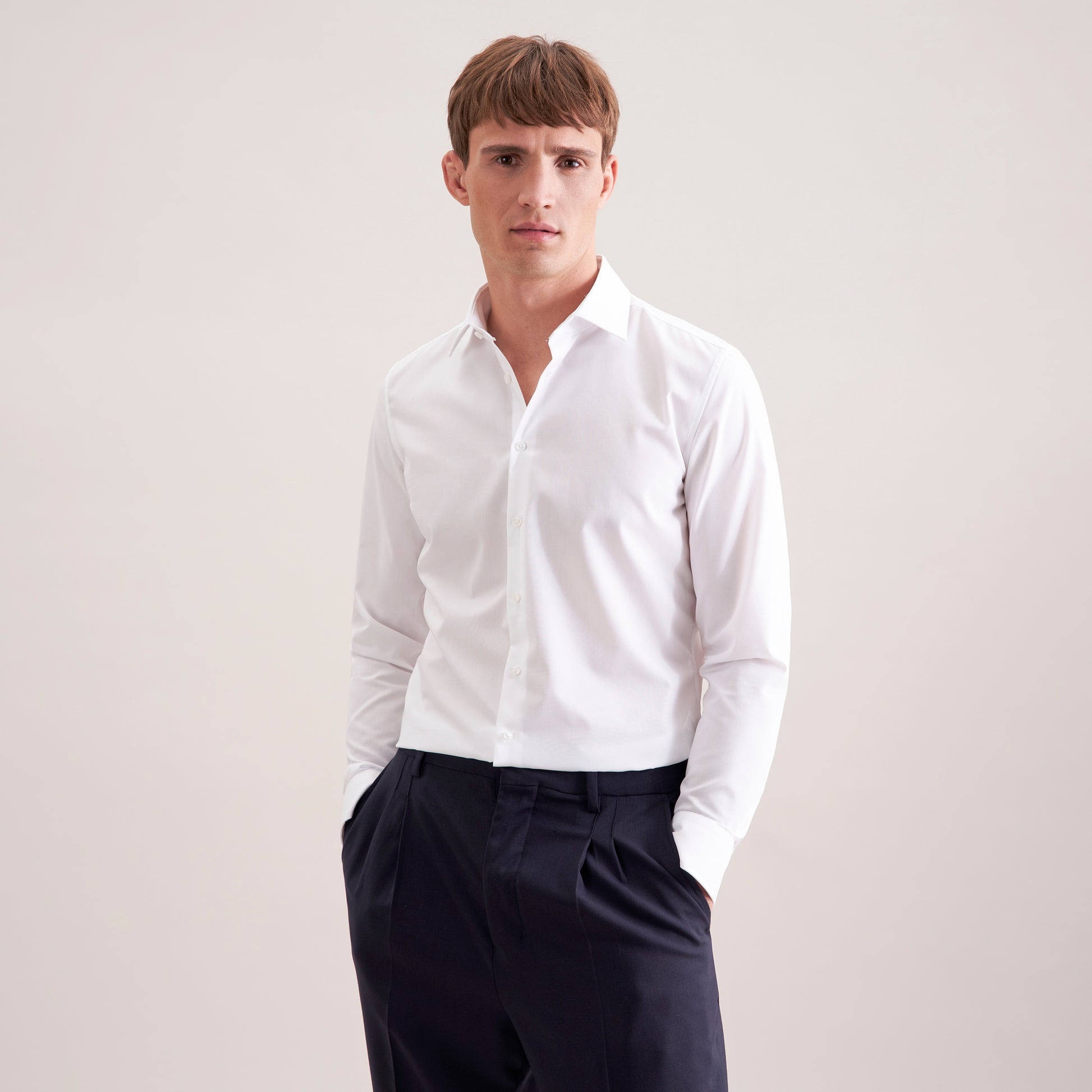 Seidensticker Herren Shaped Fit Hemd Extra Long Sleeve
