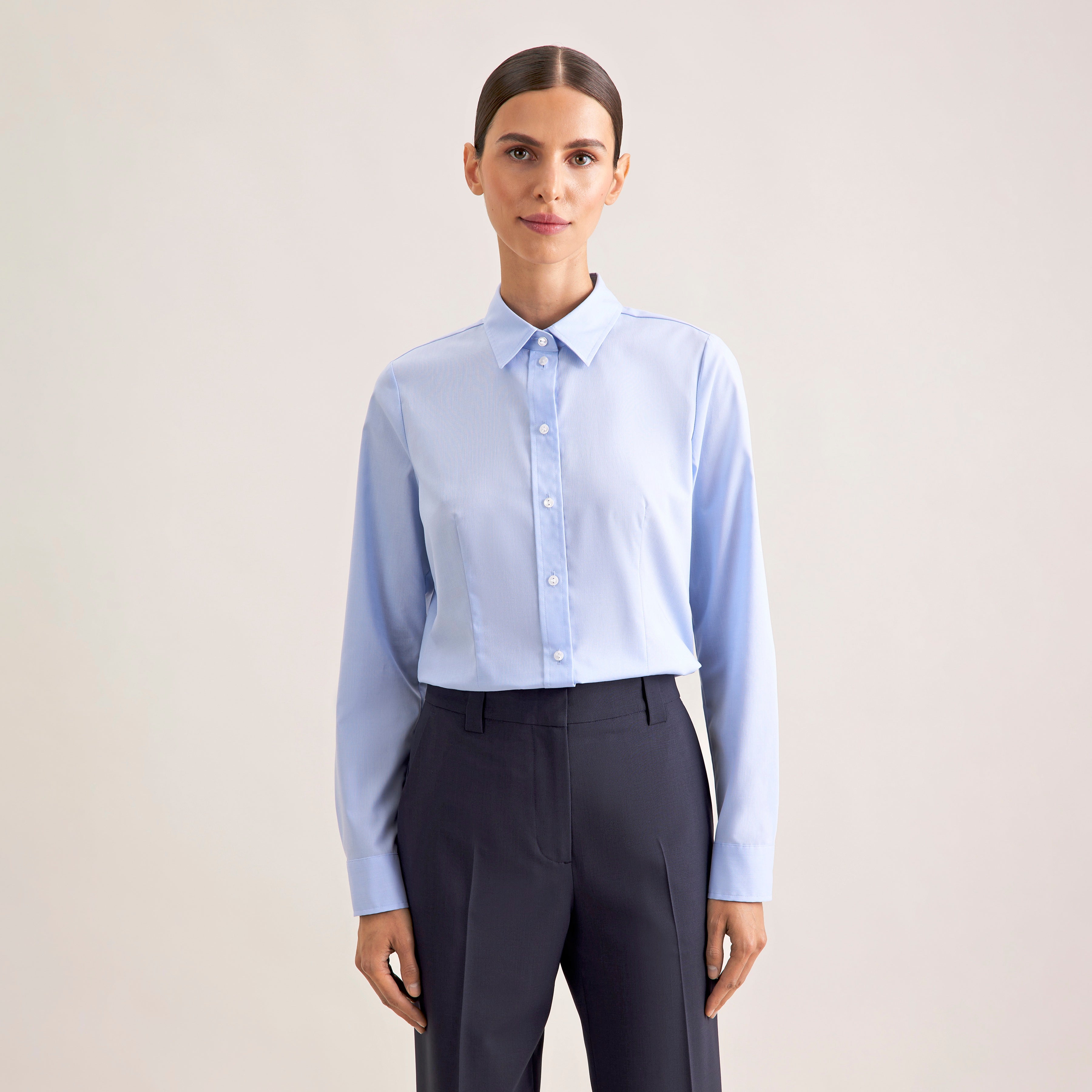 Seidensticker Damen Regular Fit Bluse Long Sleeve