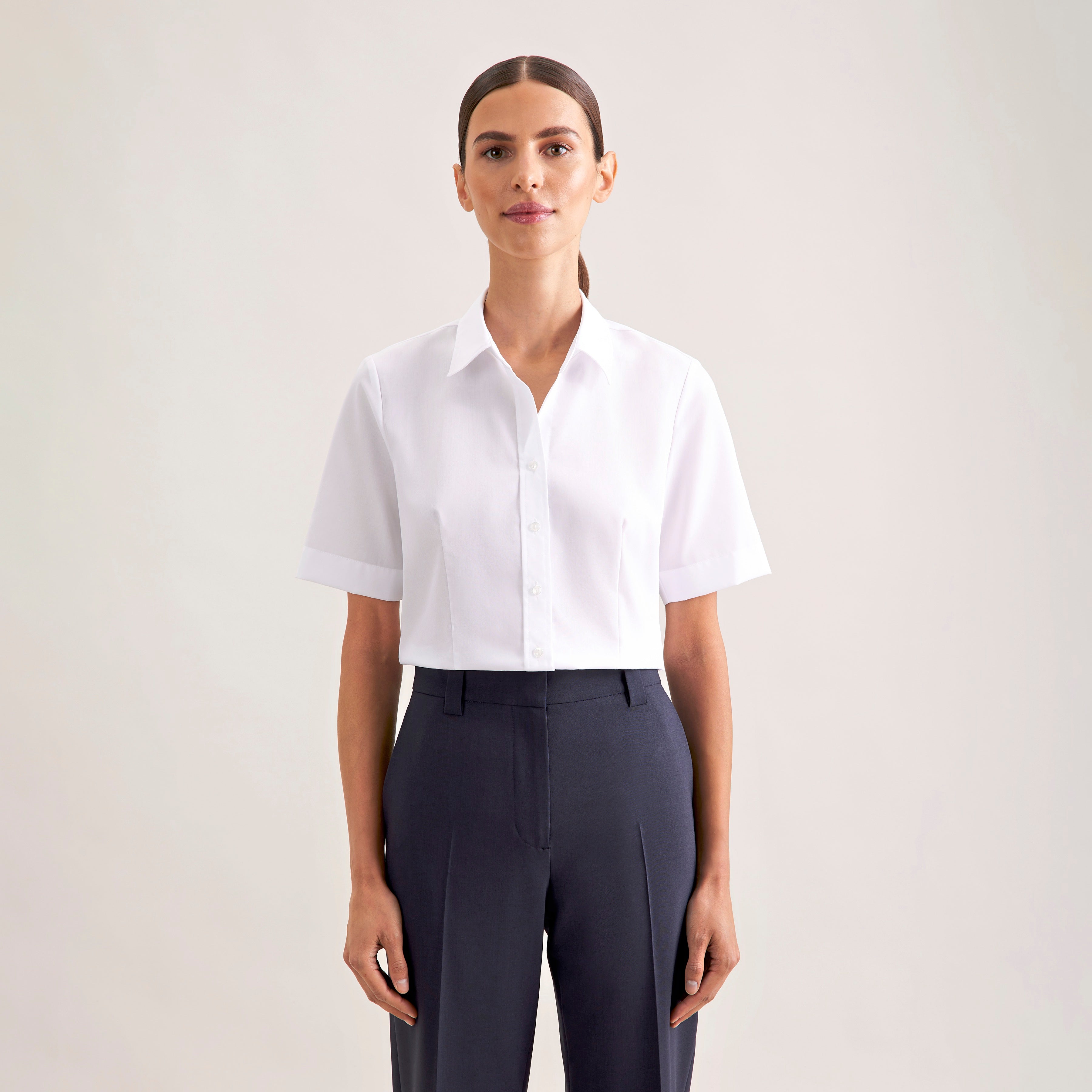 Seidensticker Damen Regular Fit Bluse Short Sleeve