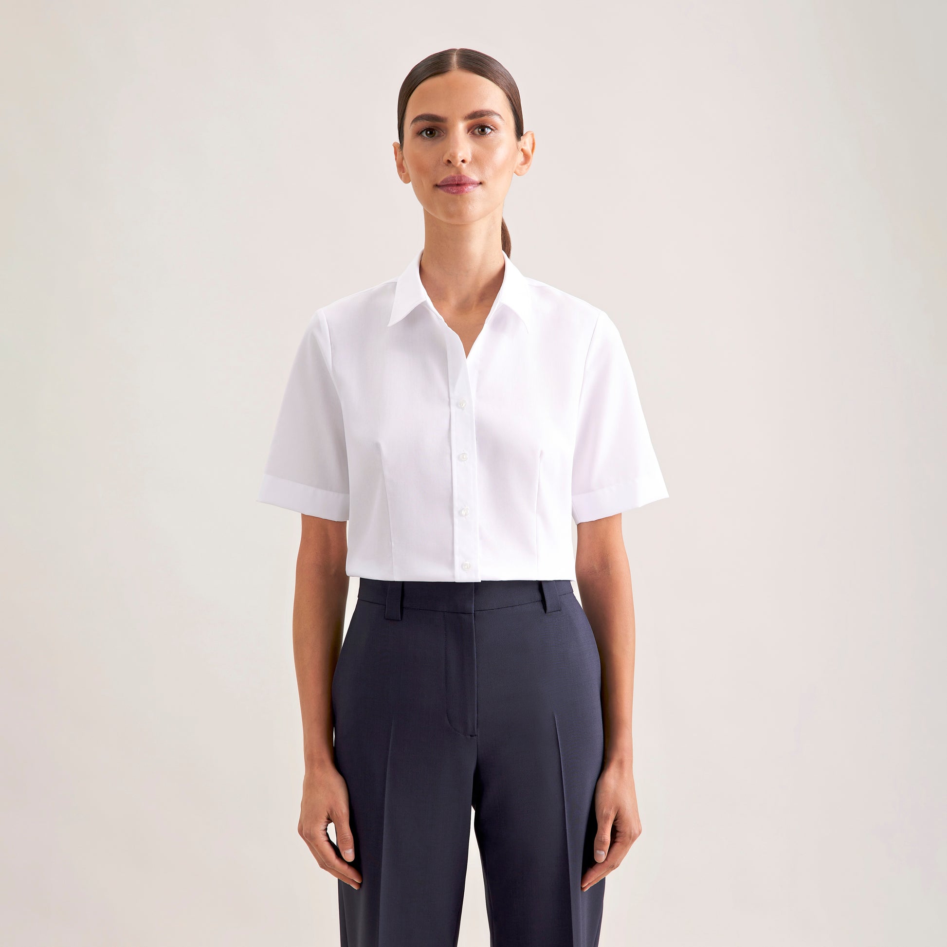 Seidensticker Damen Regular Fit Bluse Short Sleeve