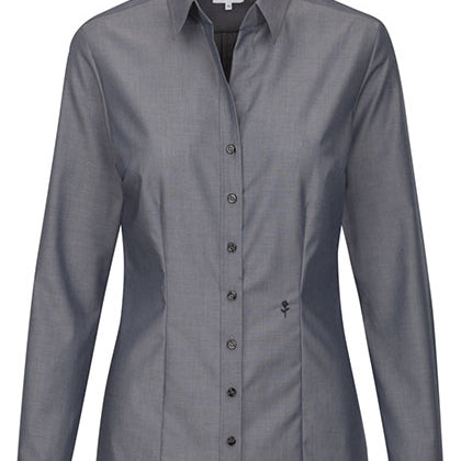 Seidensticker Damen Slim Fit Bluse Long Sleeve