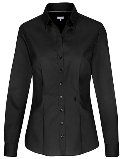 Seidensticker Damen Slim Fit Bluse Long Sleeve