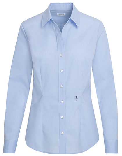 Seidensticker Damen Slim Fit Bluse Long Sleeve