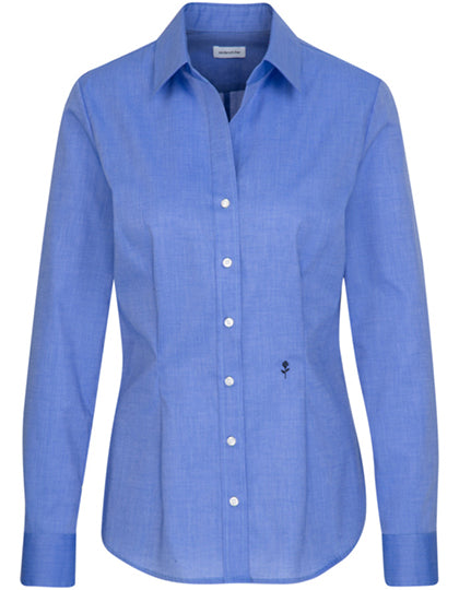 Seidensticker Damen Slim Fit Bluse Long Sleeve