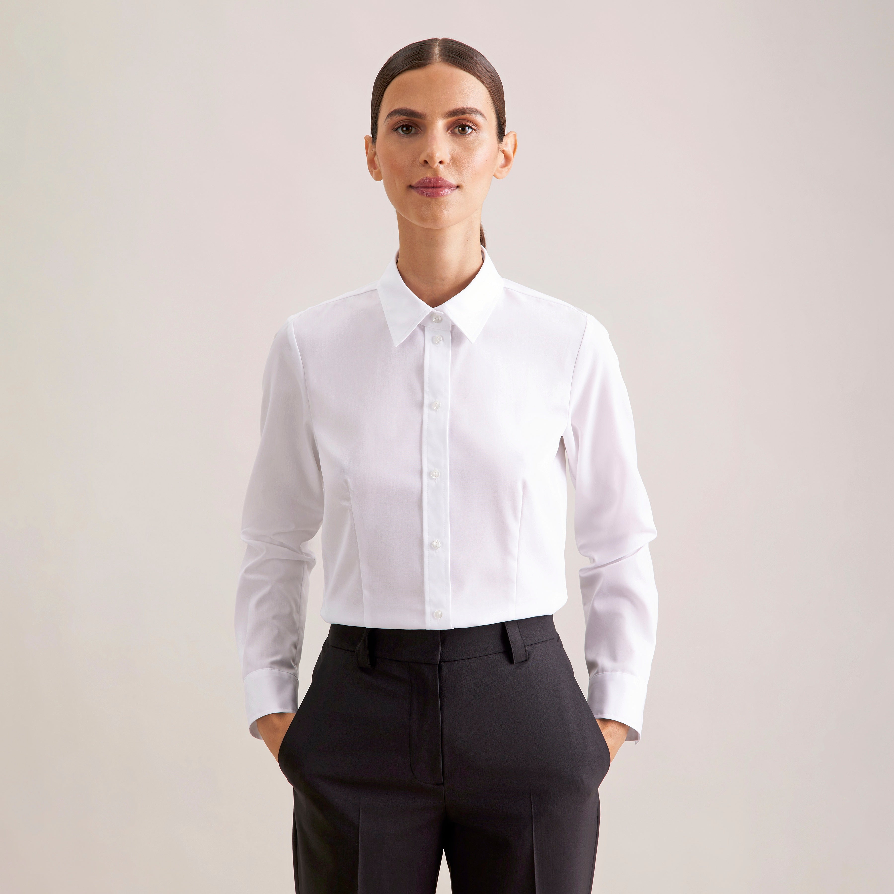 Seidensticker Damen Regular Fit Bluse Oxford Long Sleeve
