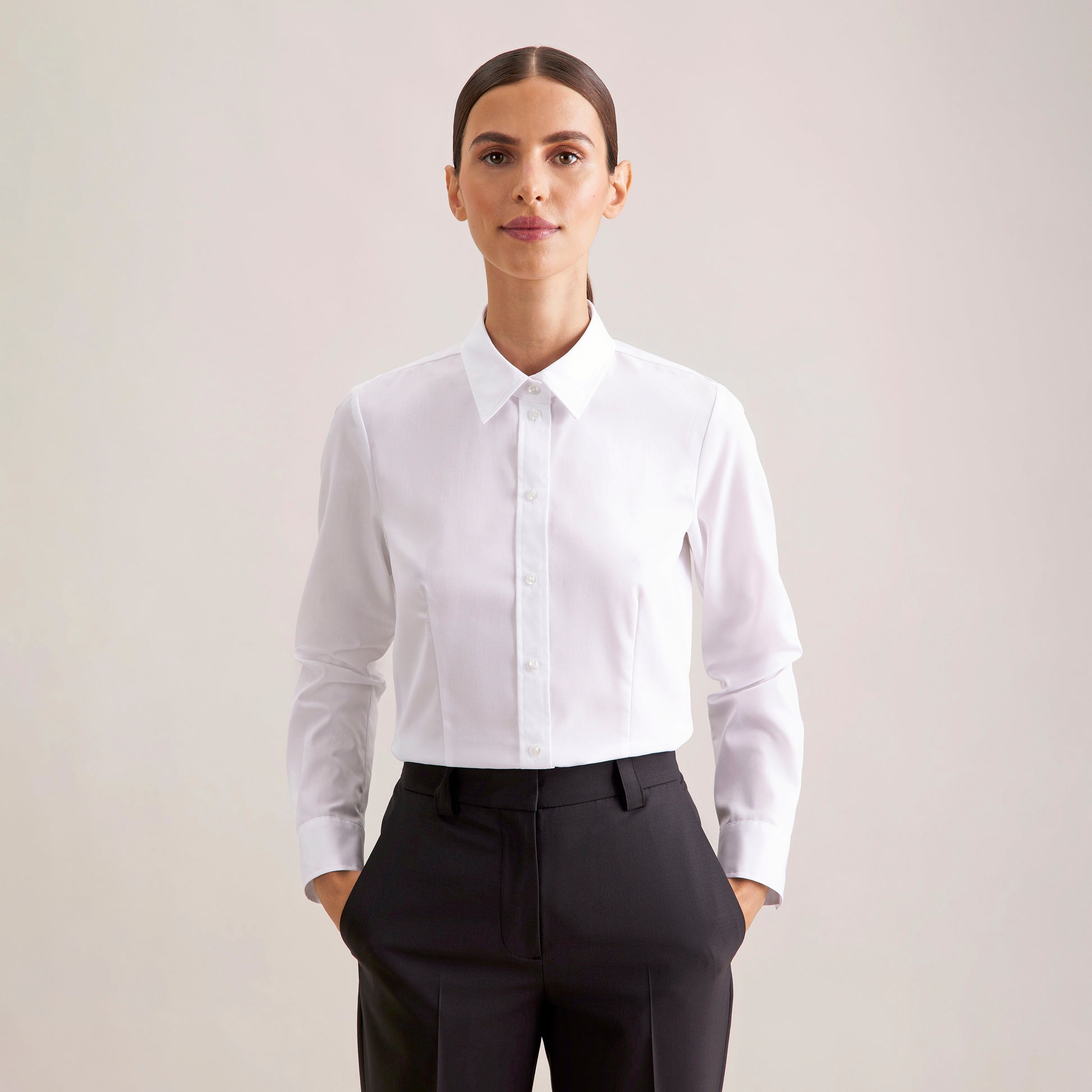 Seidensticker Damen Regular Fit Bluse Oxford Long Sleeve
