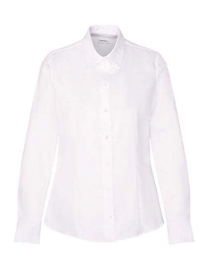 Seidensticker Damen Regular Fit Bluse Fine Twill Long Sleeve