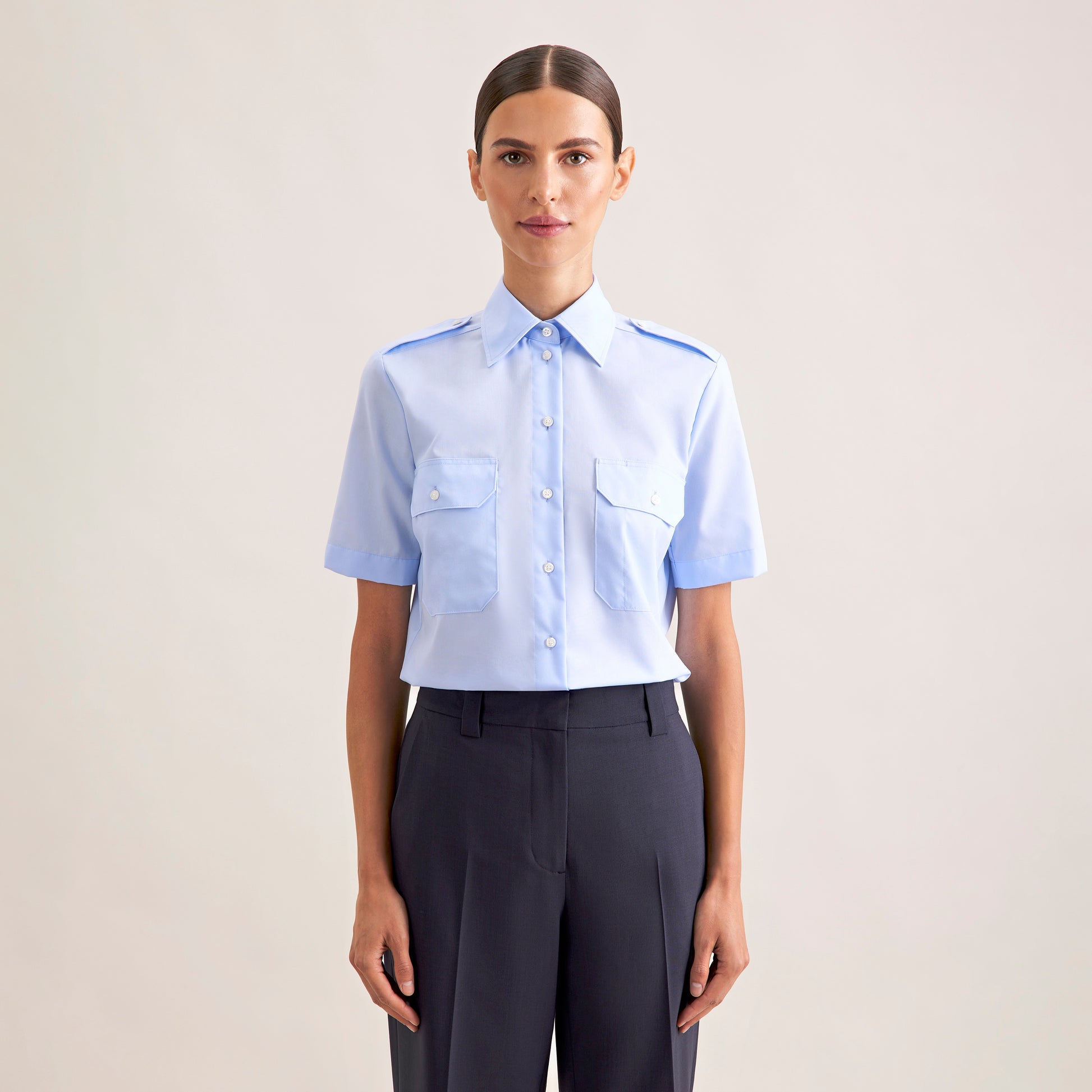 Seidensticker Damen Regular Fit Bluse Pilot Short Sleeve