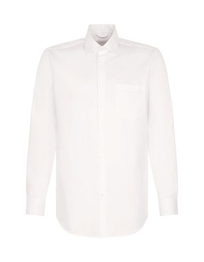 Seidensticker Herren Regular Fit Hemd Fine Twill Long Sleeve