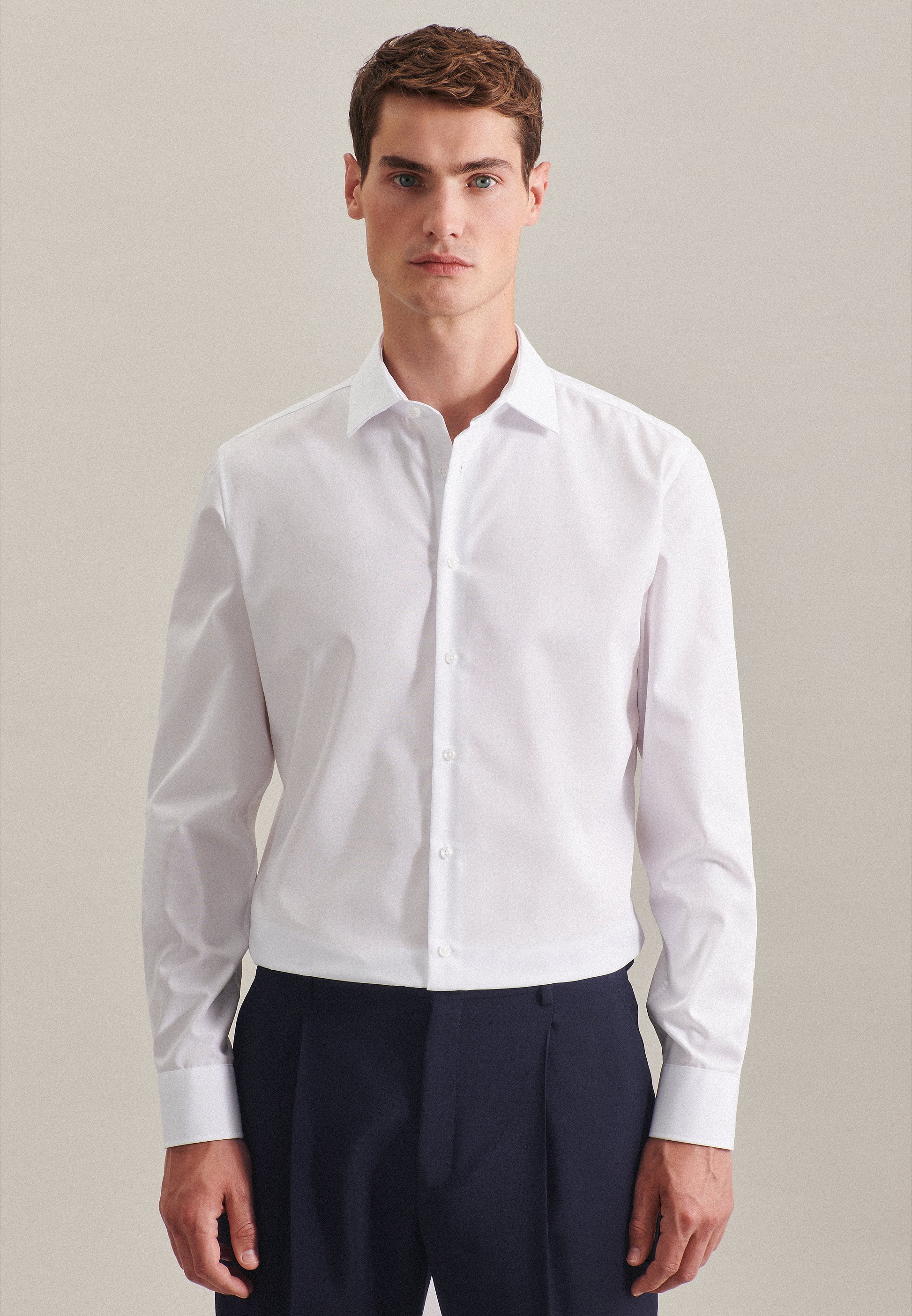 Seidensticker Herren Shaped Fit Hemd Oxford Long Sleeve