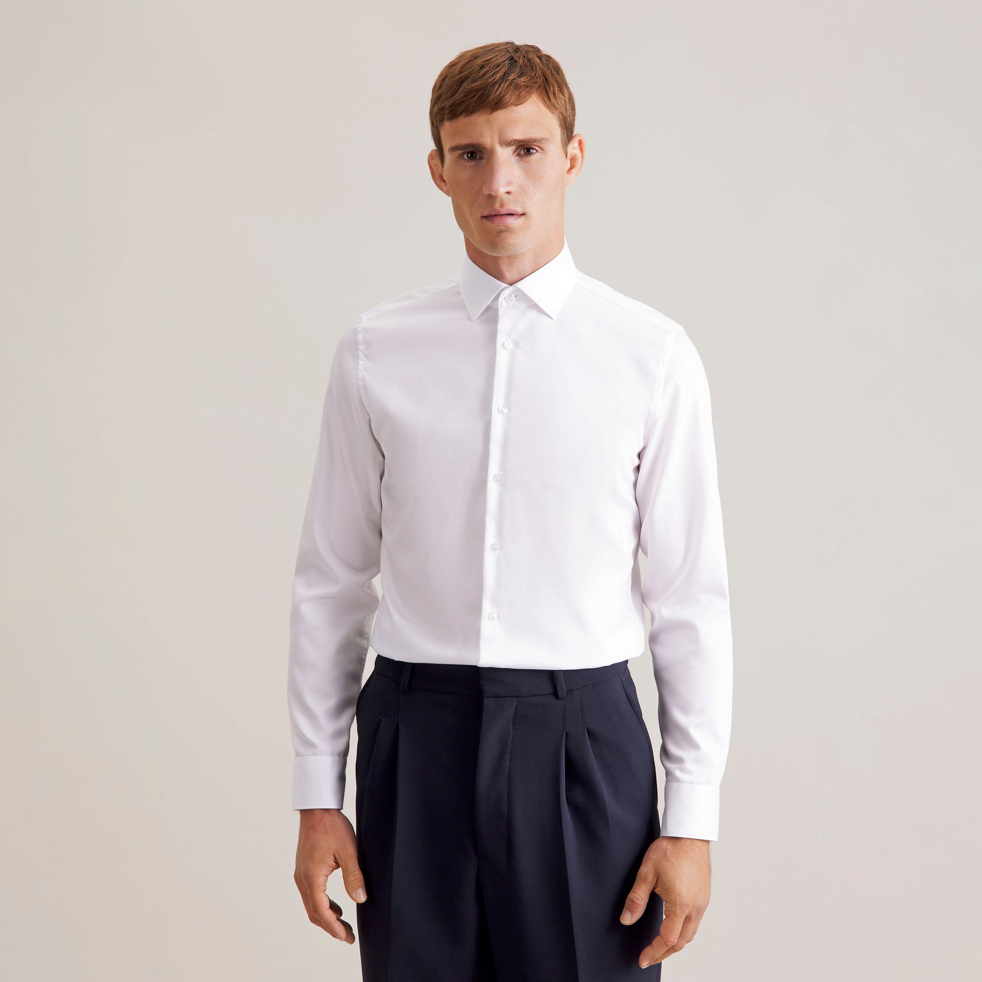 Seidensticker Herren Slim Fit Hemd Fine Twill Long Sleeve