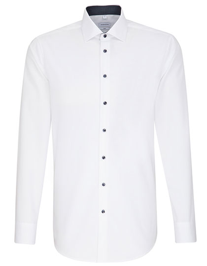 Seidensticker Herren Slim Fit Hemd Poplin Long Sleeve