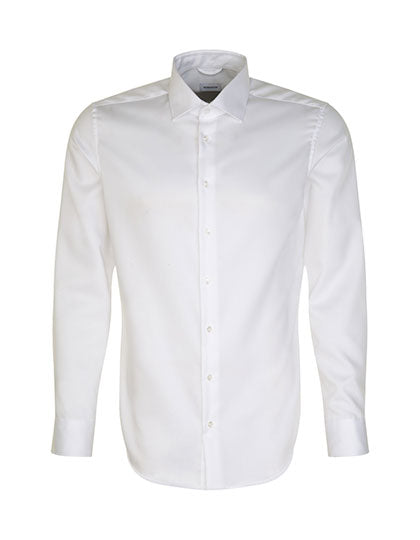 Seidensticker Herren Shaped Fit Hemd Fine Twill Long Sleeve