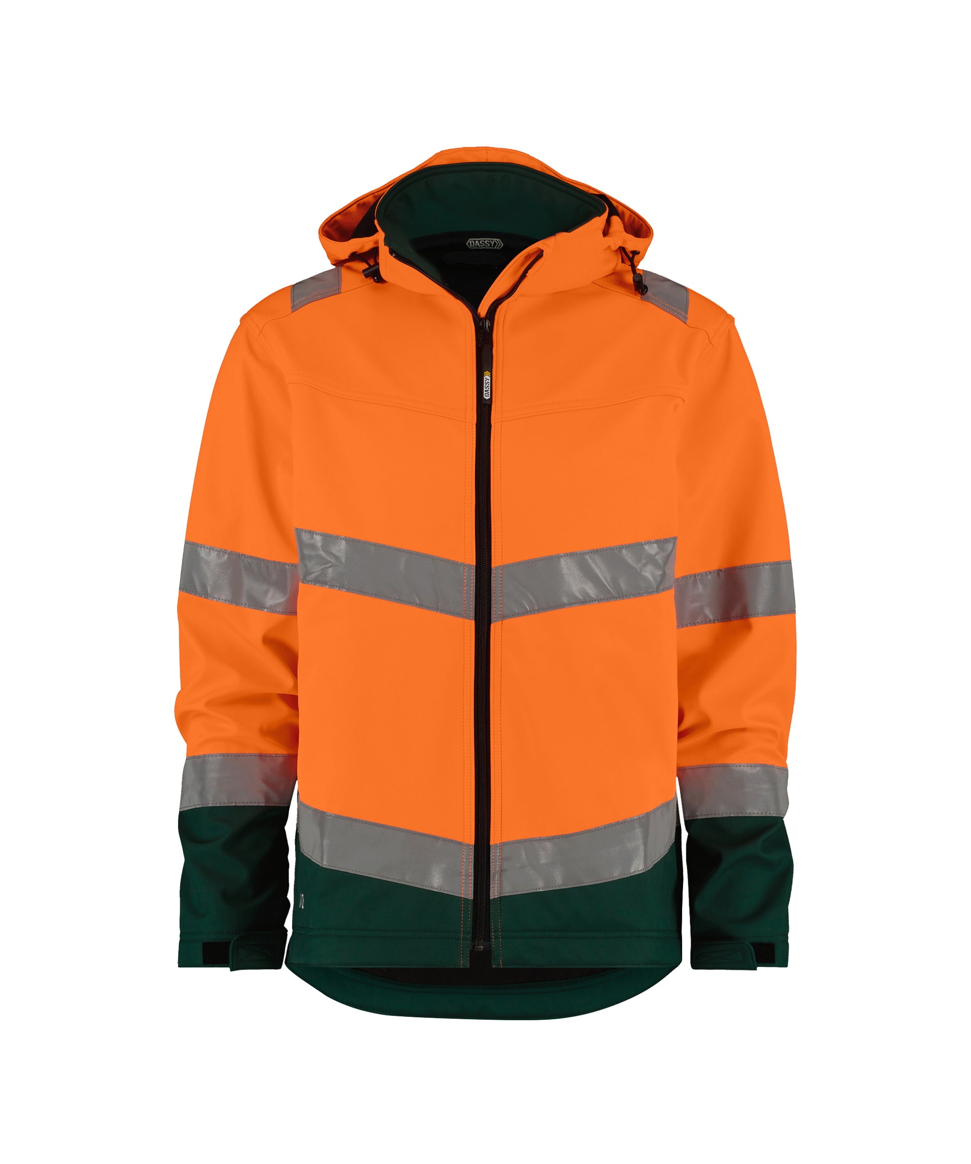 DASSY® Herren Malaga Warnschutz-Softshelljacke