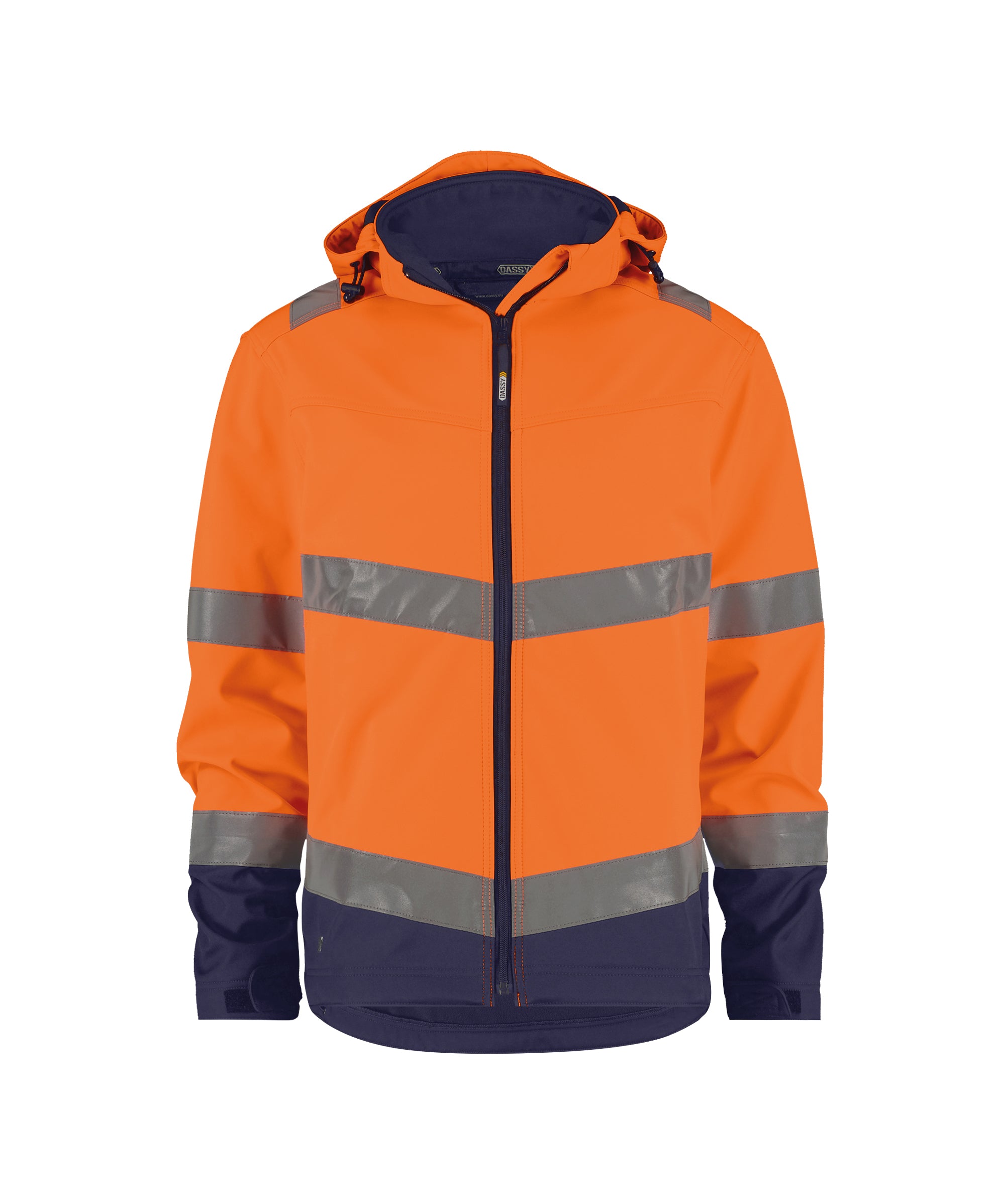 DASSY® Herren Malaga Warnschutz-Softshelljacke
