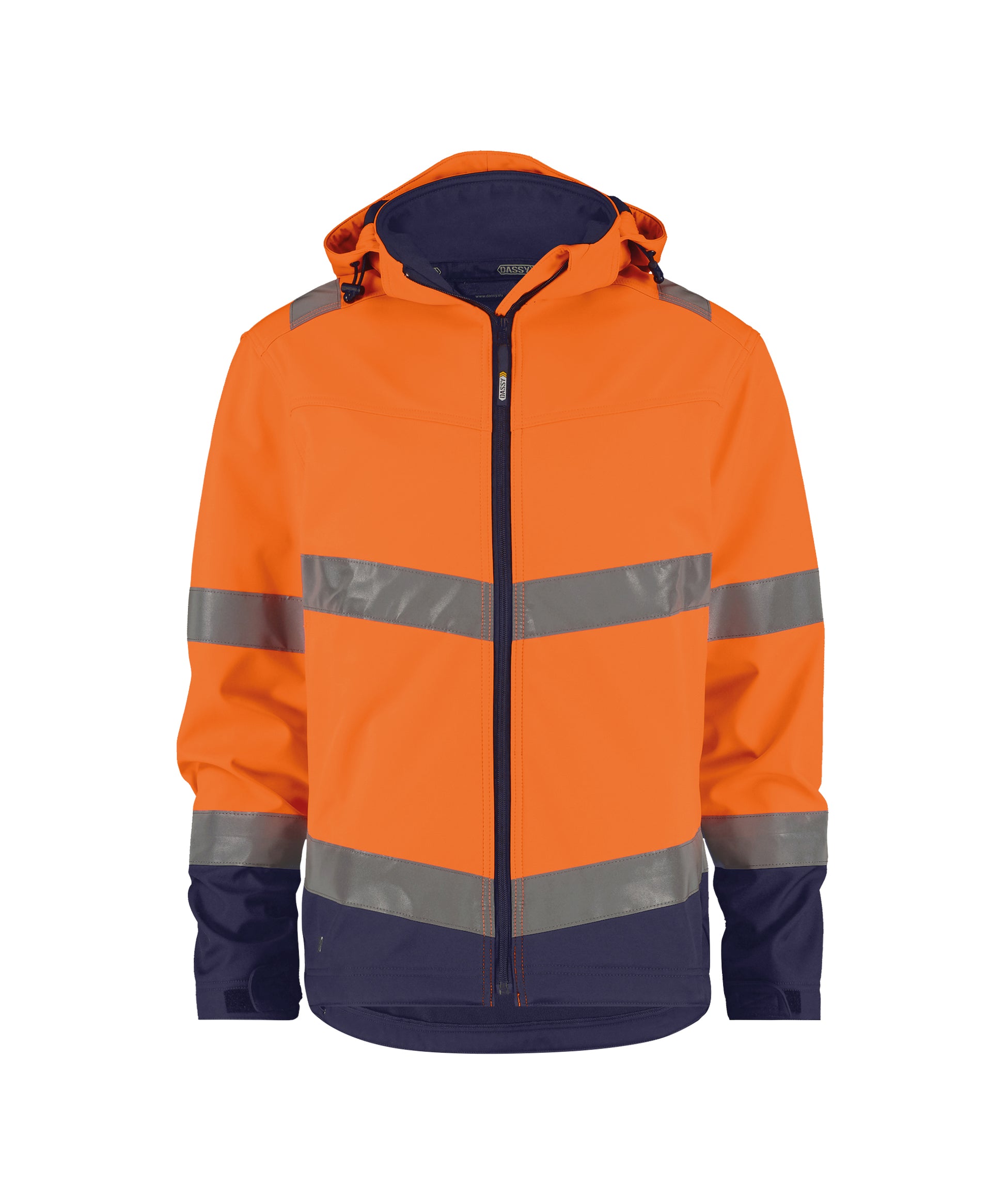 DASSY® Herren Malaga Warnschutz-Softshelljacke