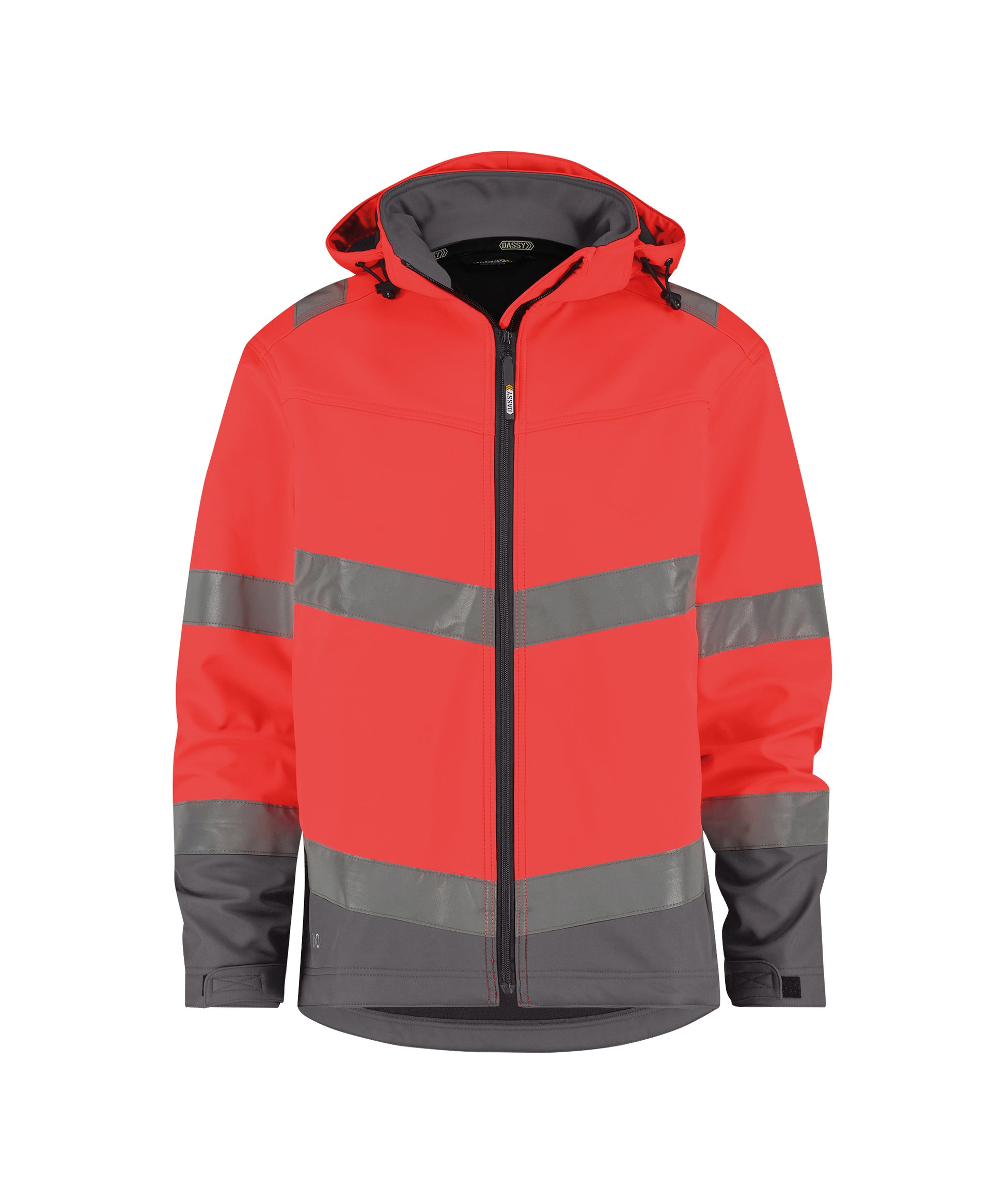 DASSY® Herren Malaga Warnschutz-Softshelljacke