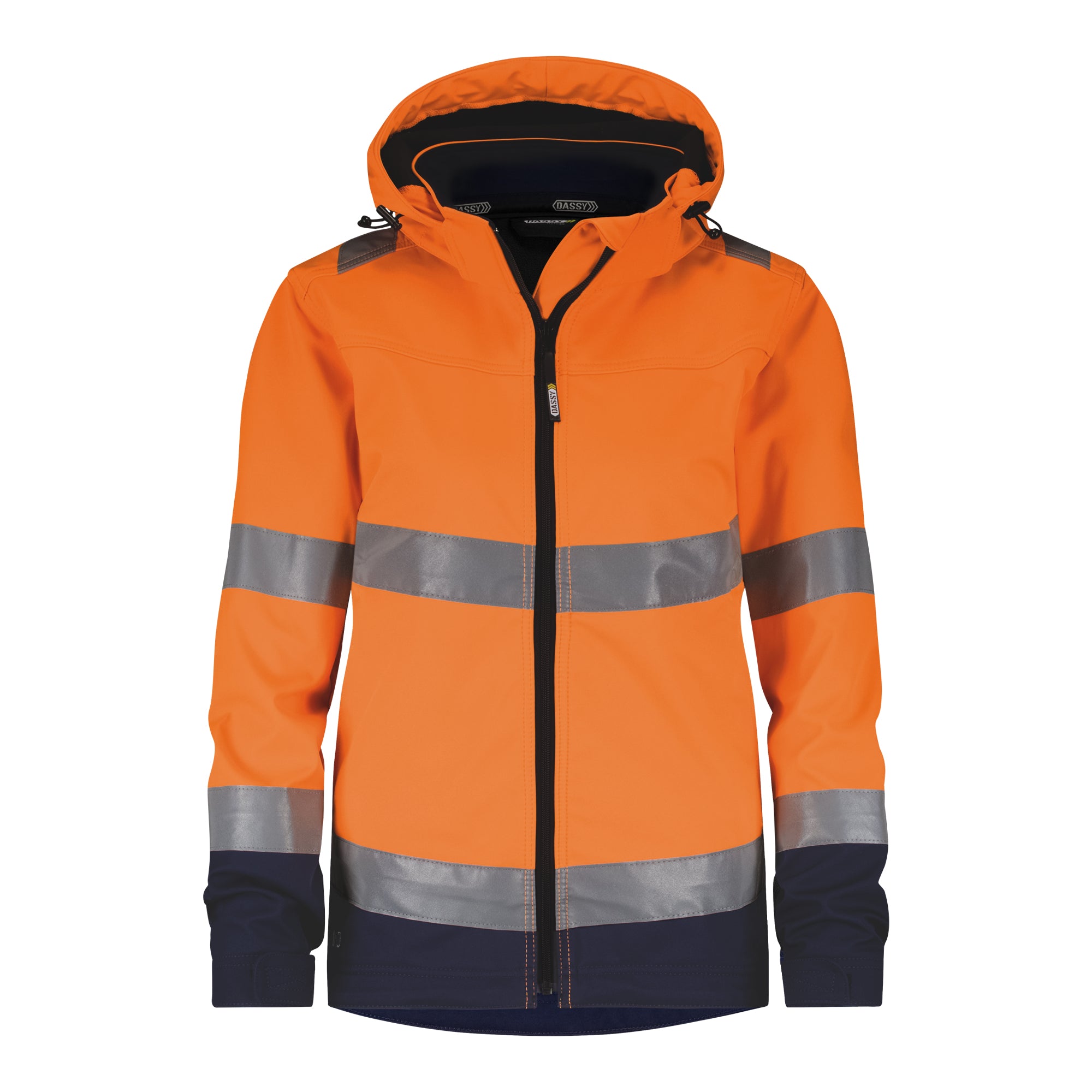 DASSY® Damen Malaga Warnschutz-Softshelljacke