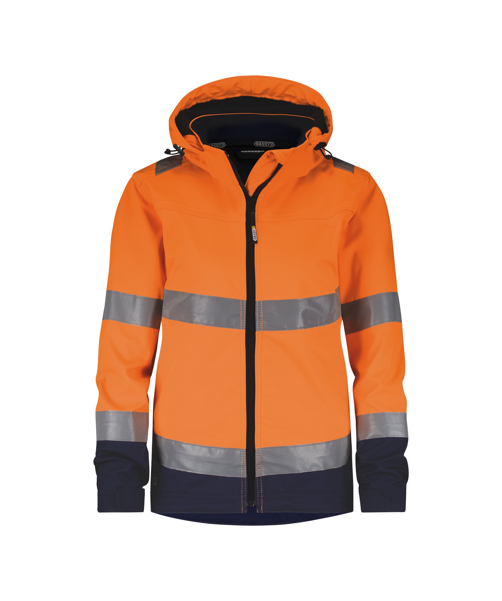 DASSY® Damen Malaga Warnschutz-Softshelljacke