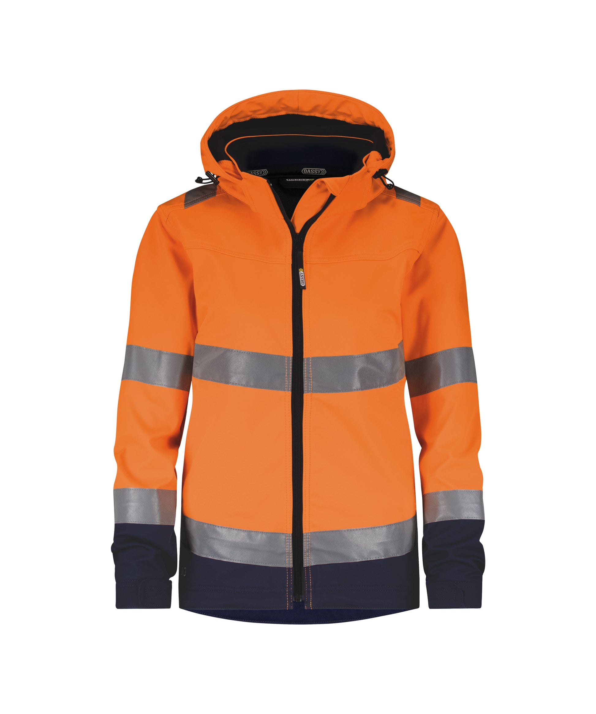 DASSY® Damen Malaga Warnschutz-Softshelljacke