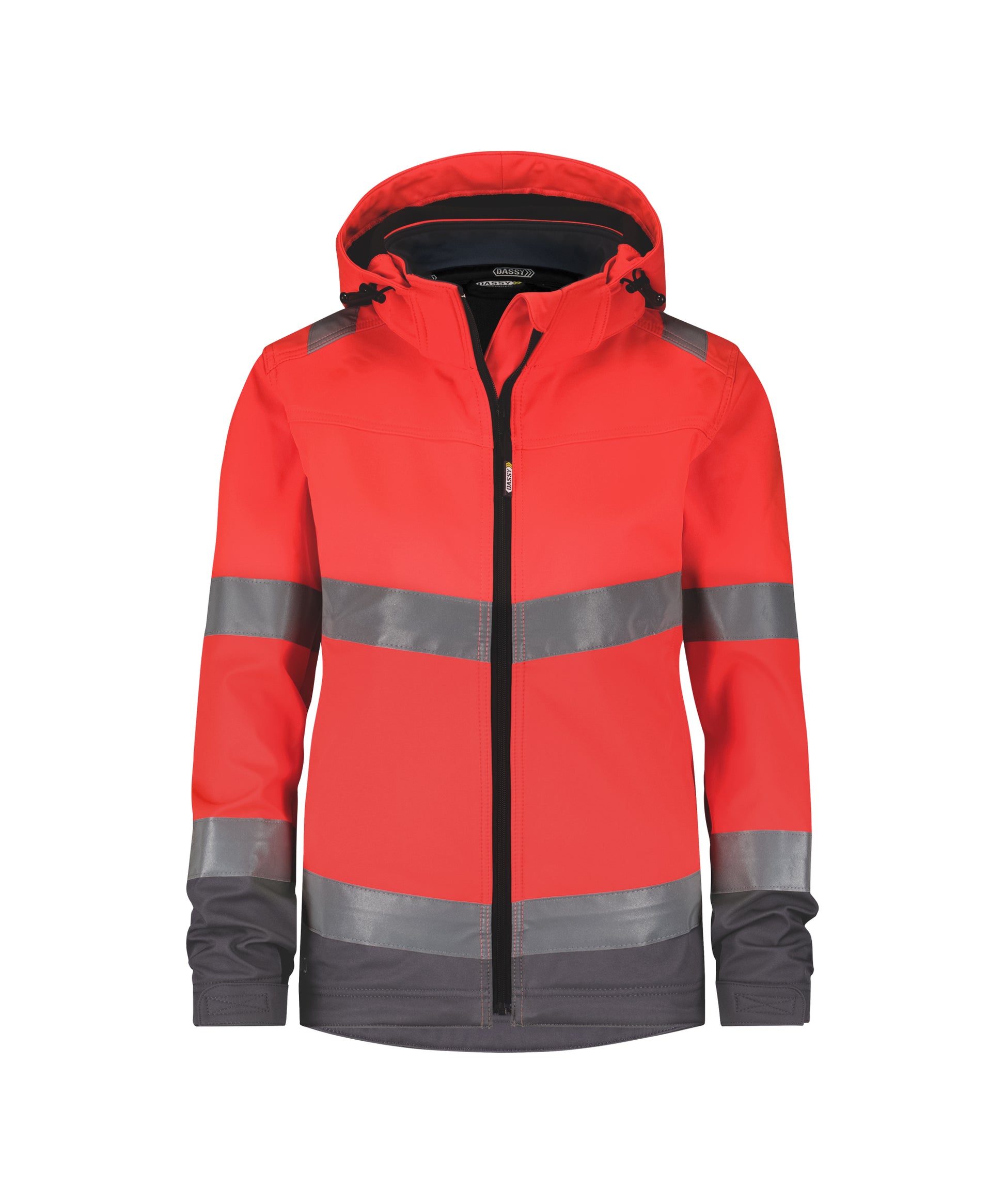 DASSY® Damen Malaga Warnschutz-Softshelljacke