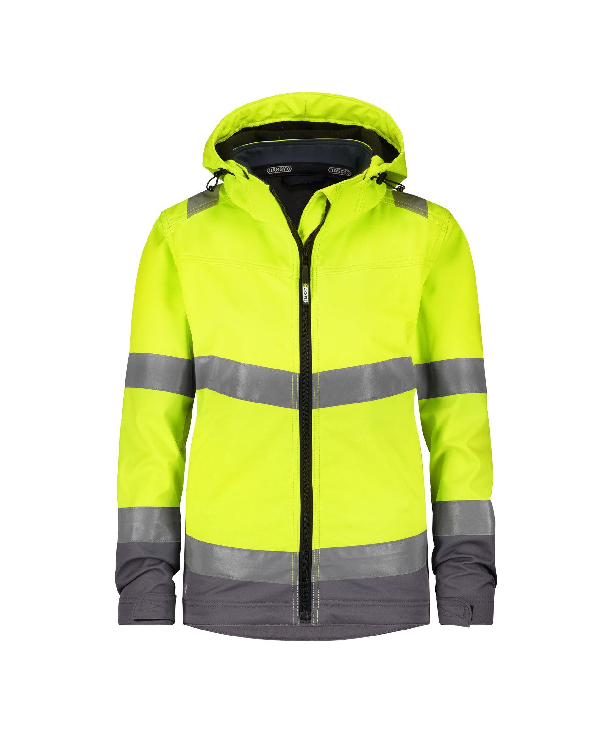 DASSY® Damen Malaga Warnschutz-Softshelljacke