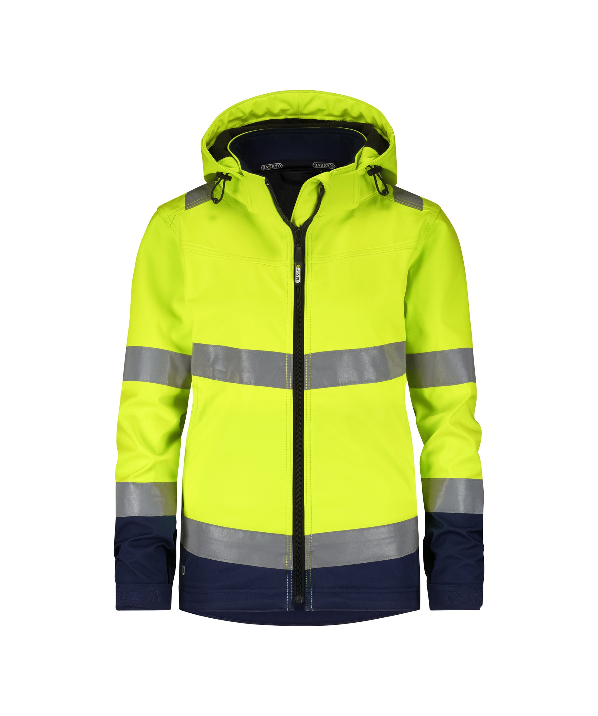 DASSY® Damen Malaga Warnschutz-Softshelljacke